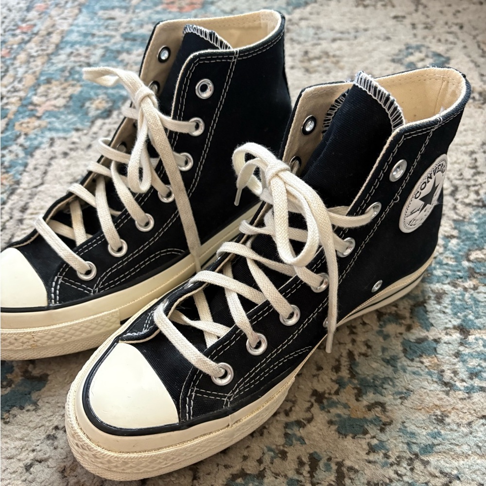 Converse Black and White Chuck Taylor All Star Lift Platform